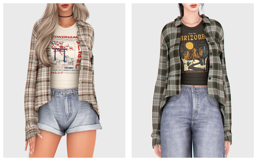 Галерея мода Рубашка Oversized Shirt #1